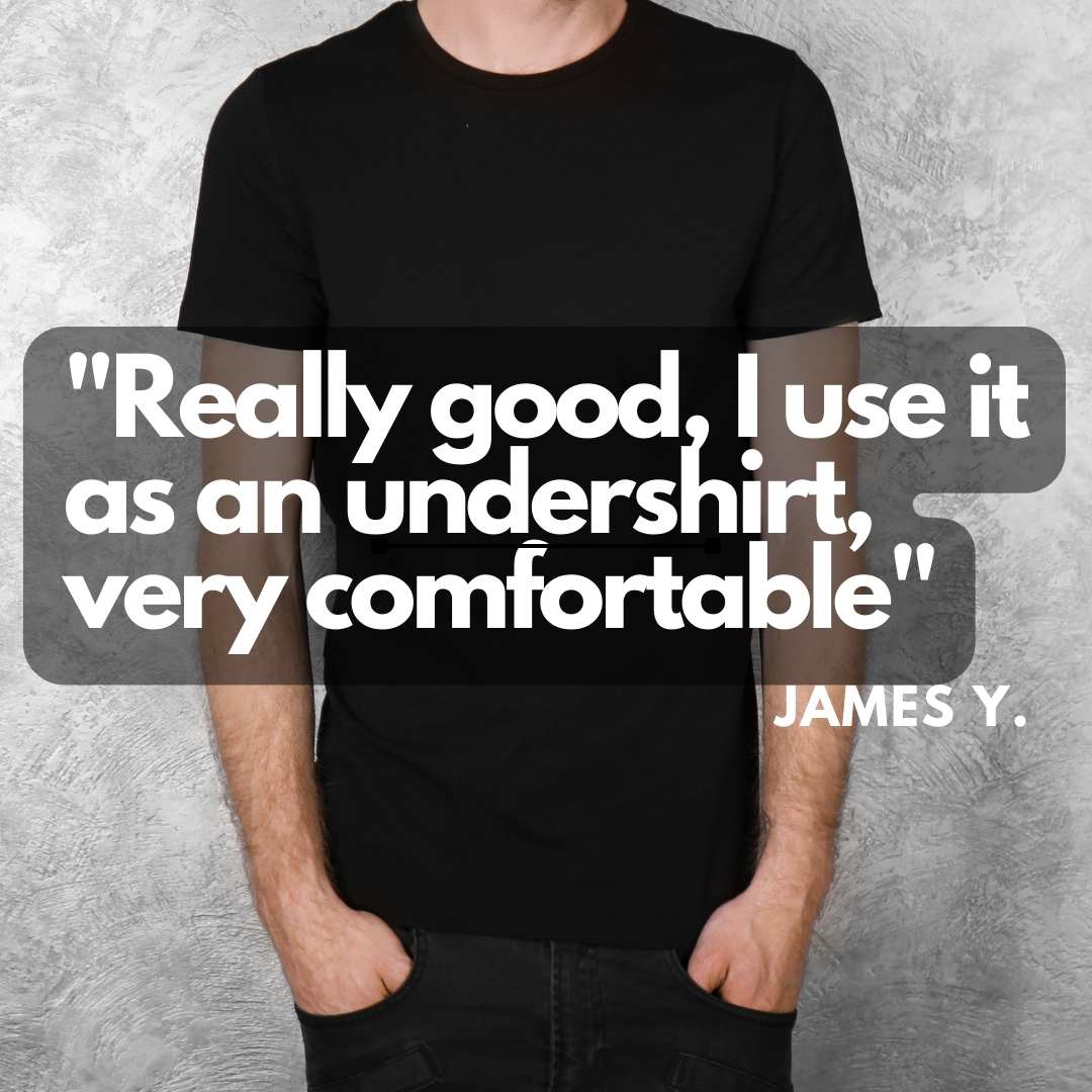 Bamboo T Shirts Soft and Snug, environmentally friendlyavailable in black